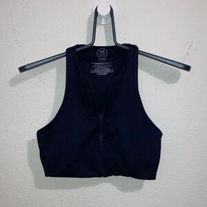 Sage Collective front zipper sports bra Sz.S